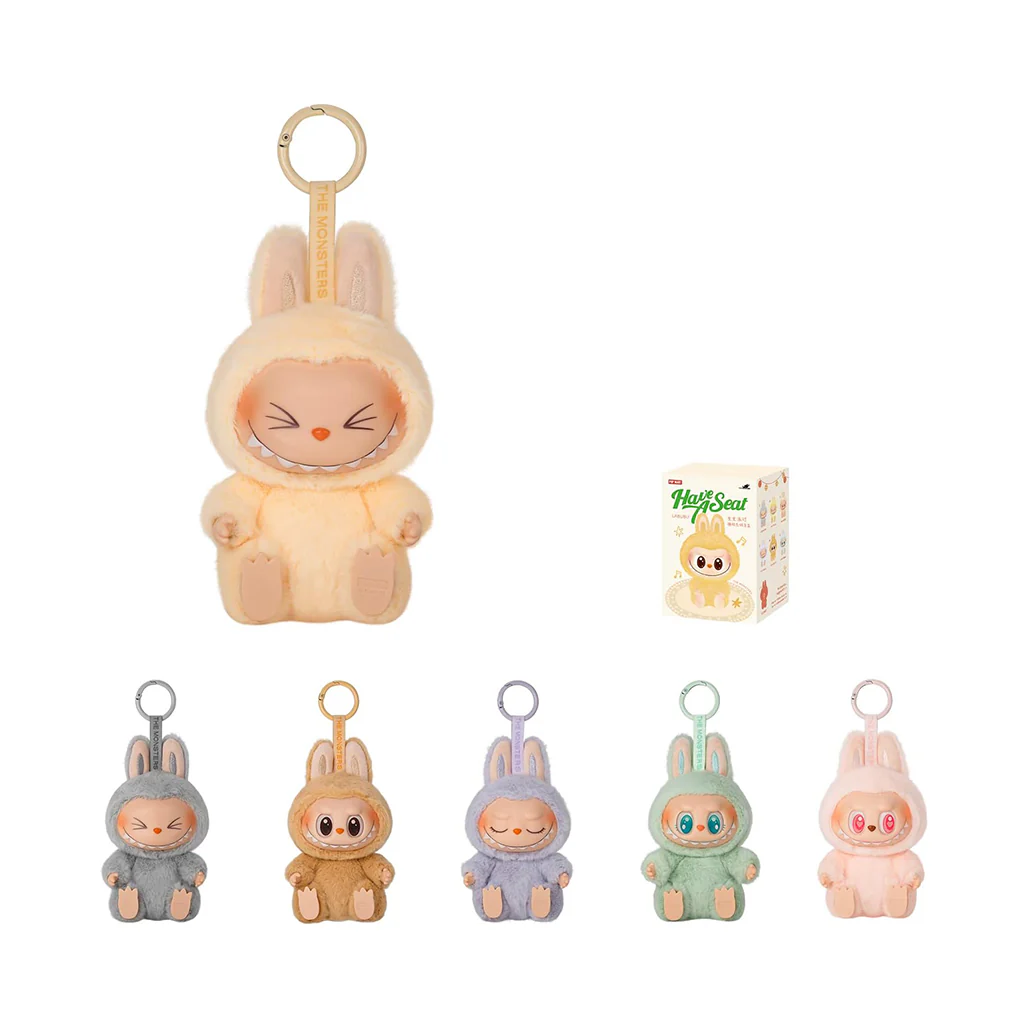 POP MART Labubu The Monsters "Have a Seat" Blind Box Figures – Vinyl Plush Collectible Toys, Random Surprise Action Figures, 6-Piece Full Set or Single Box