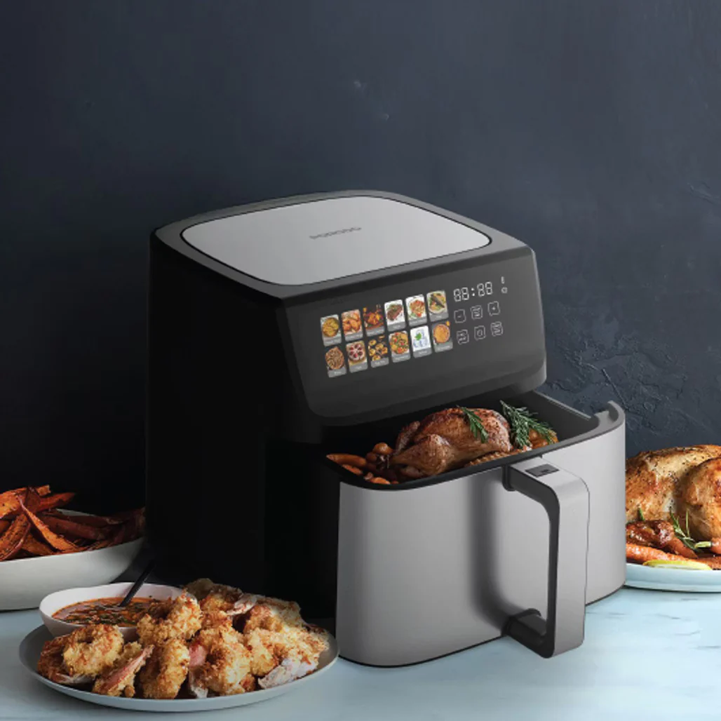 Porodo 11L Dual Mode Touch Control Air Fryer –  Black - Image 10