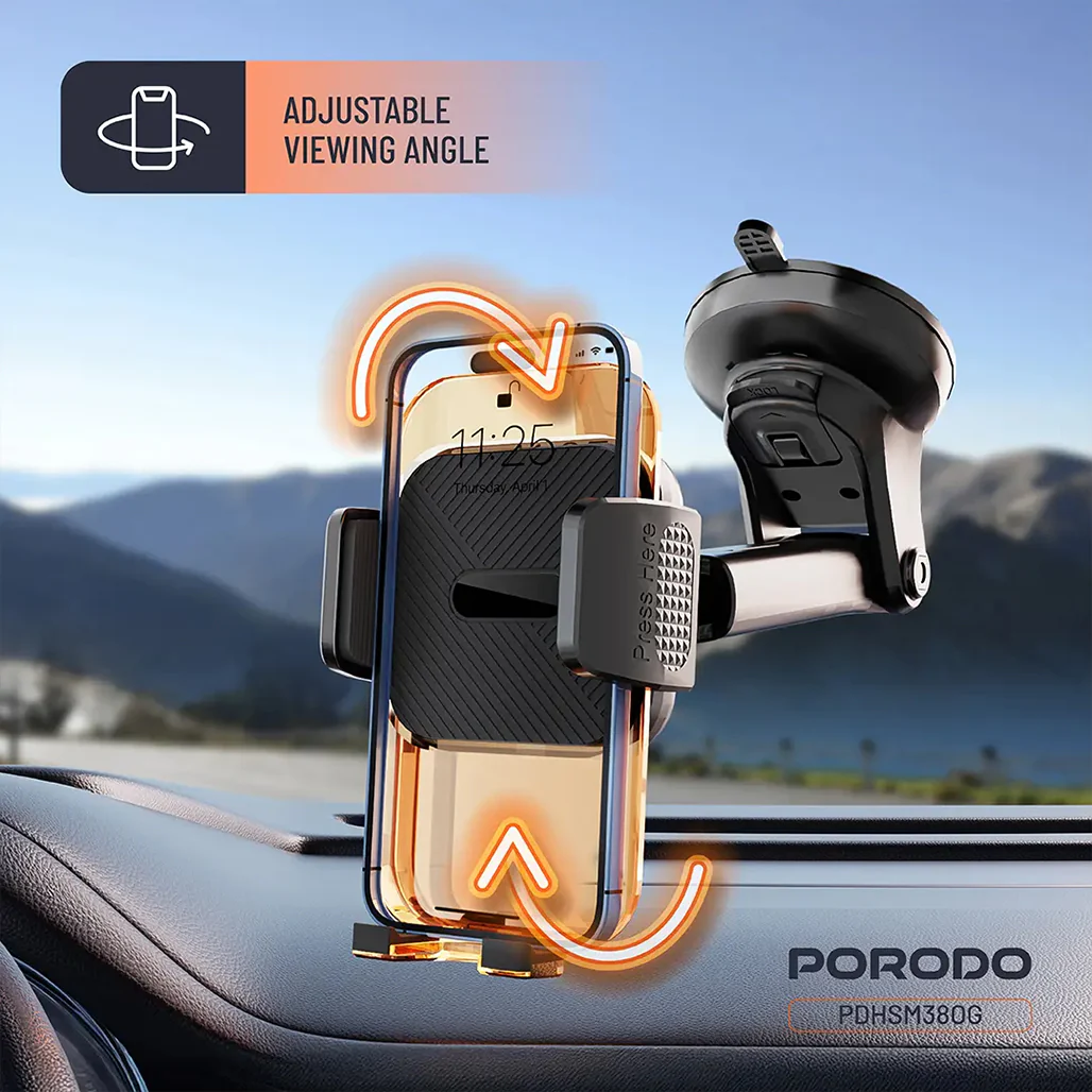 Porodo 3-in-1 Mount Kit Multi Functional Phone Holder - Image 5