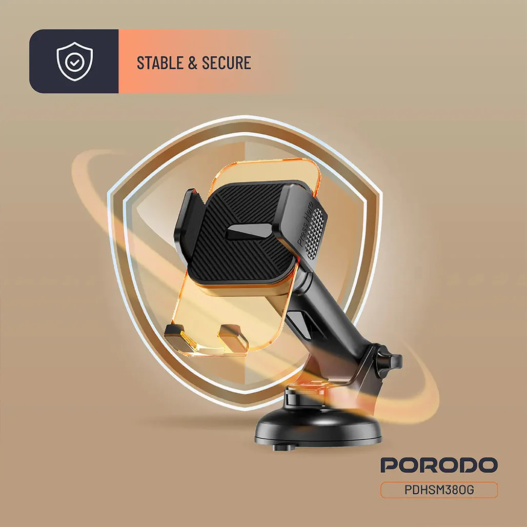 Porodo 3-in-1 Mount Kit Multi Functional Phone Holder - Image 6