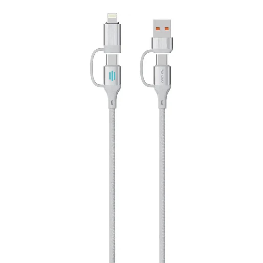 Porodo 4-In-1 High-Speed Charging Cable PD 240W