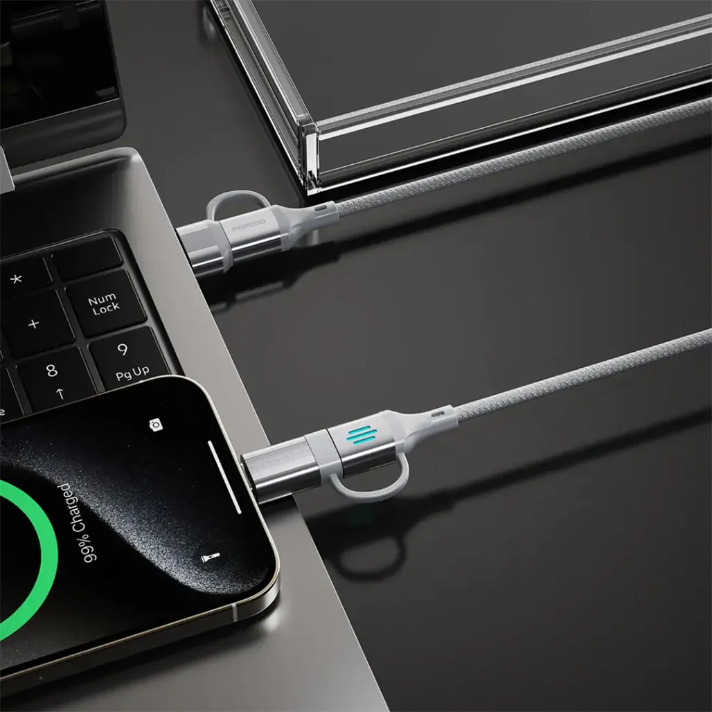 Porodo 4-In-1 High-Speed Charging Cable PD 240W - Image 5