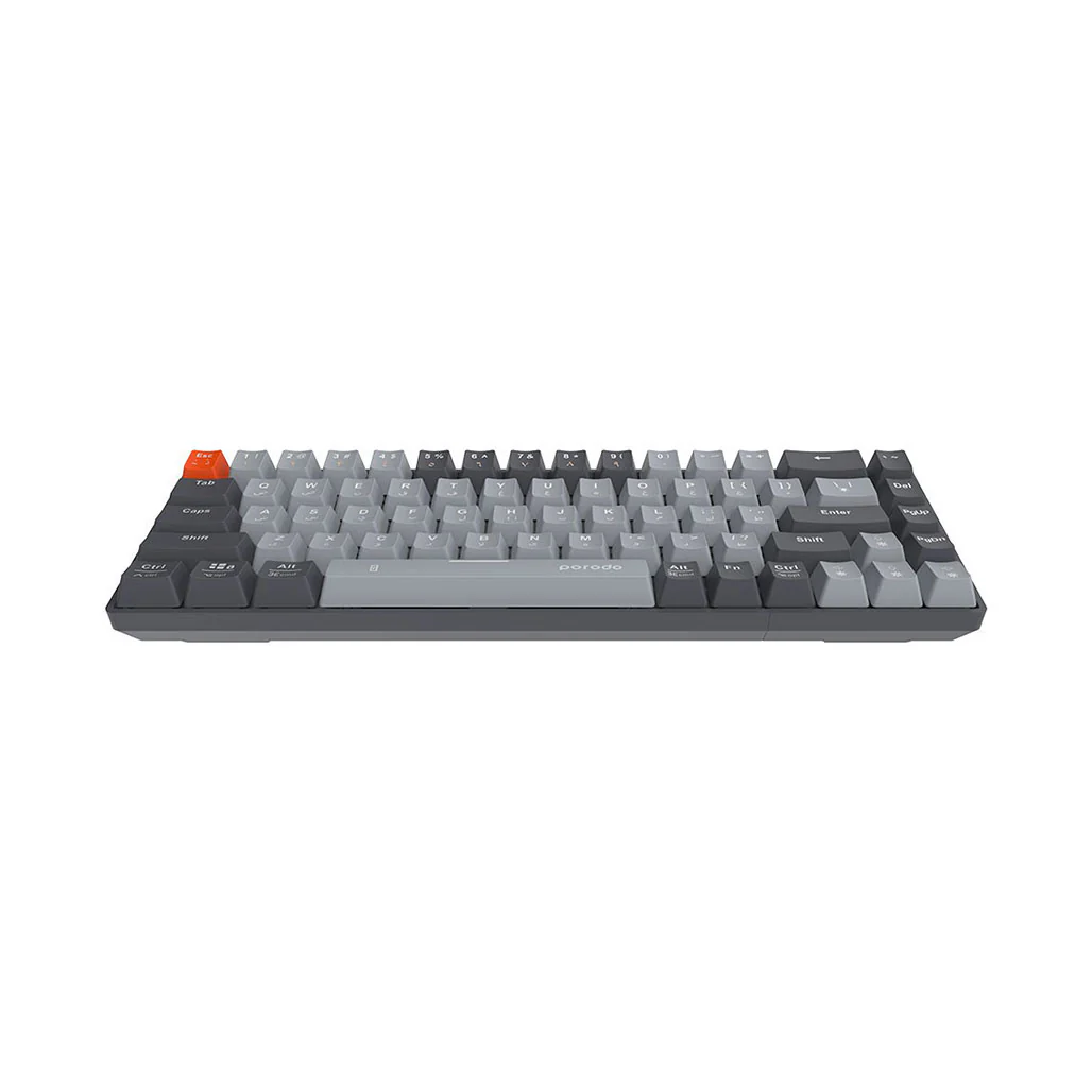 Porodo 68-Keys Wireless Mechanical Keyboard (English/Arabic) - Image 2