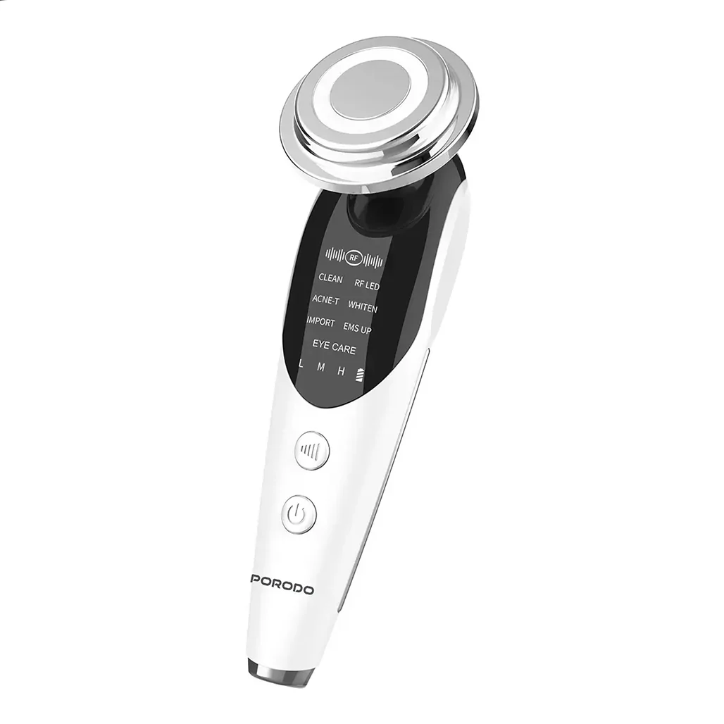 Porodo 7-In-1 LED Microcurrent Facial Massager with Warm Vibration & Serum Infusion - Image 3