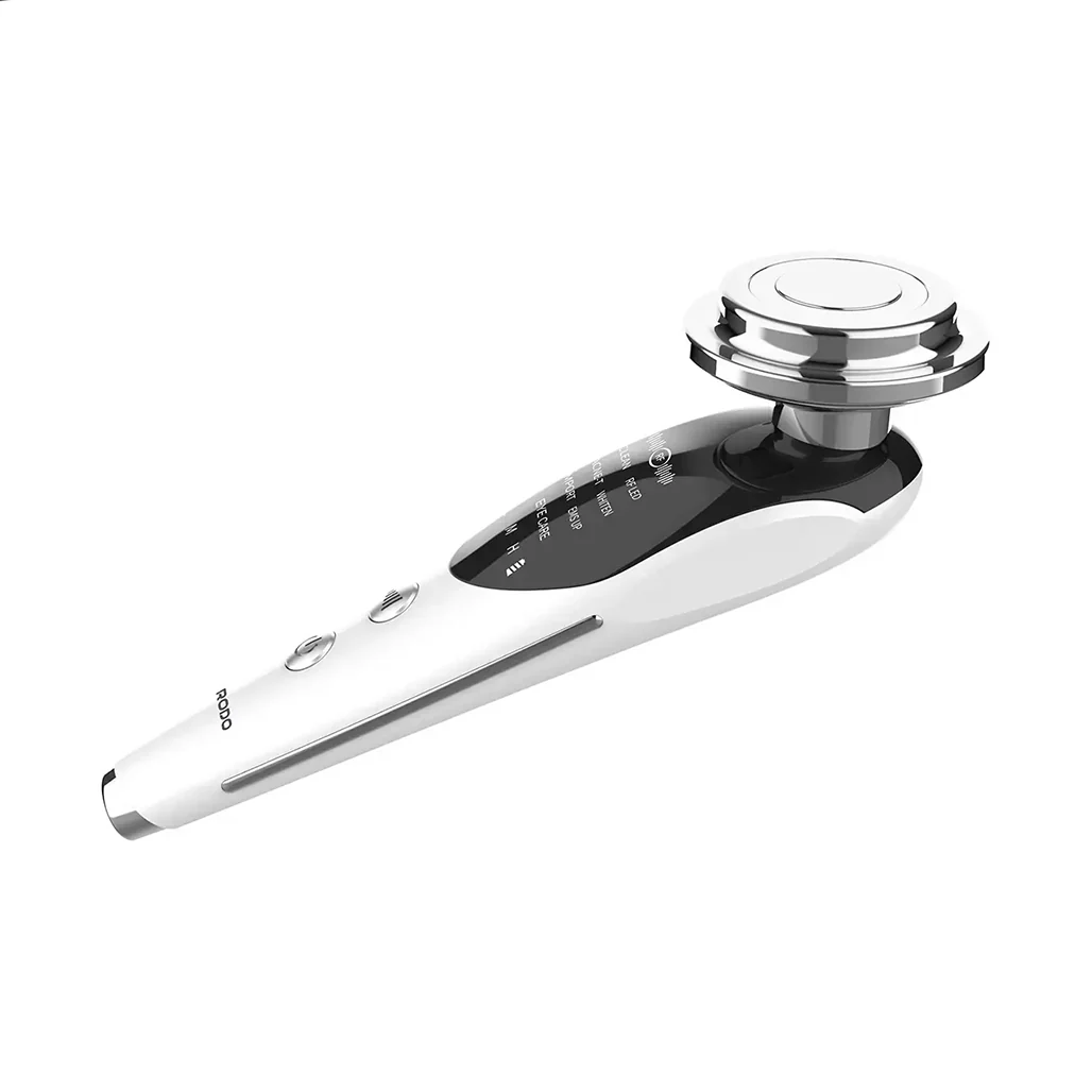 Porodo 7-In-1 LED Microcurrent Facial Massager with Warm Vibration & Serum Infusion - Image 4