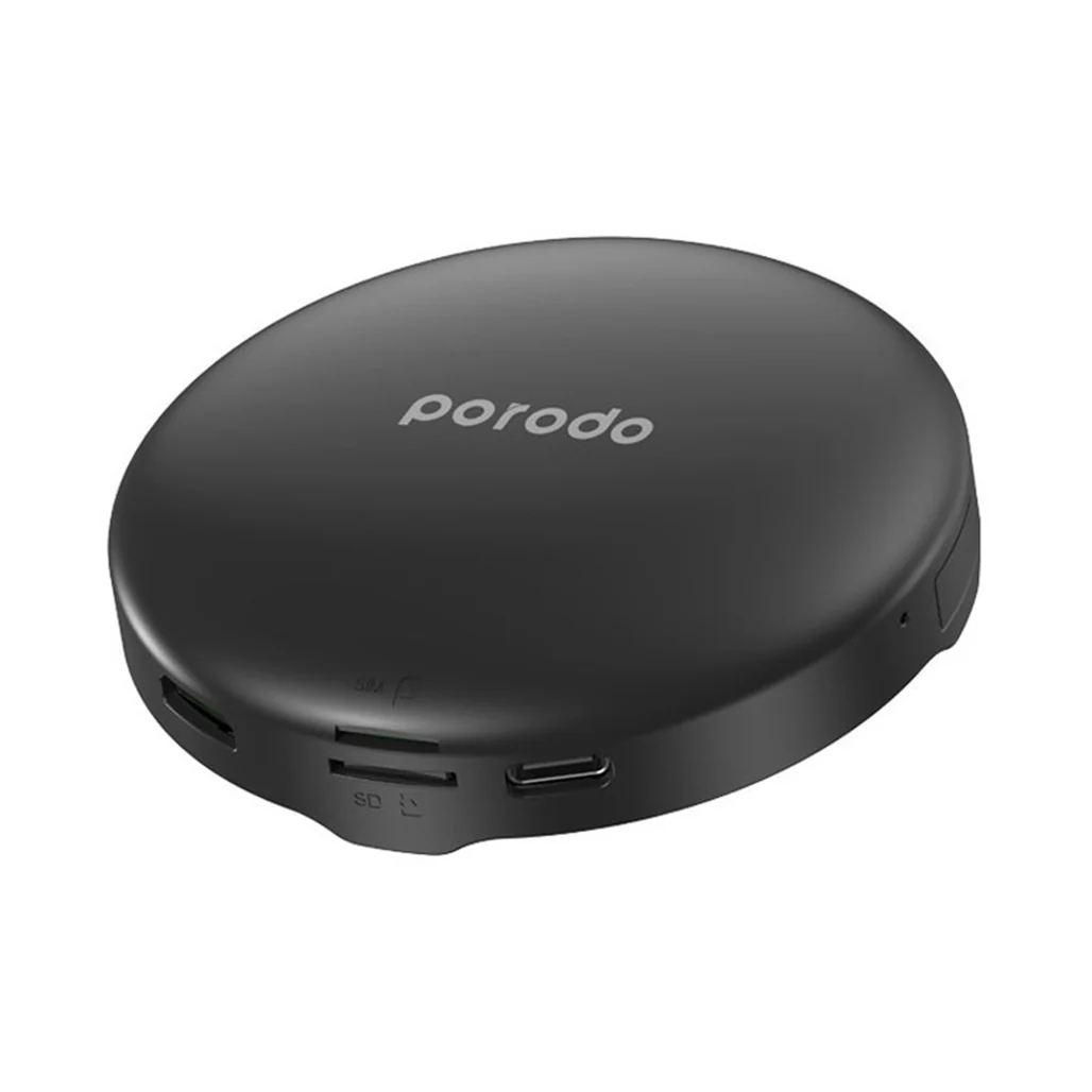 Porodo Android 13 Carplay Box - 4+64GB - 128GB Storage - Black