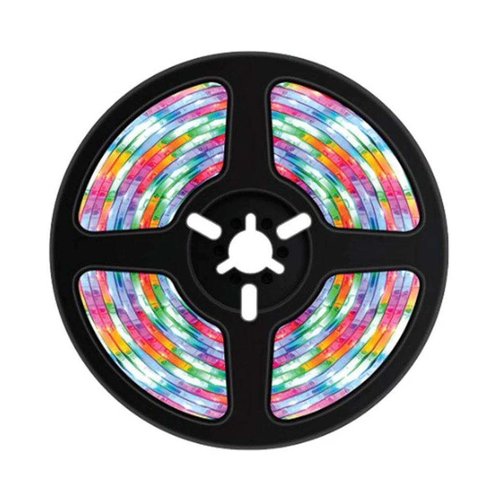 Porodo Blue PB-RGBSL Sound Reactive 5m RGB Strip Light with 44 Key Remote