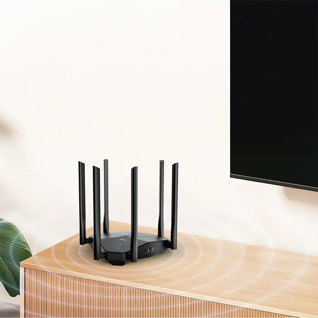 Porodo Dual Band Portable Wi-Fi Router - Black - Image 5