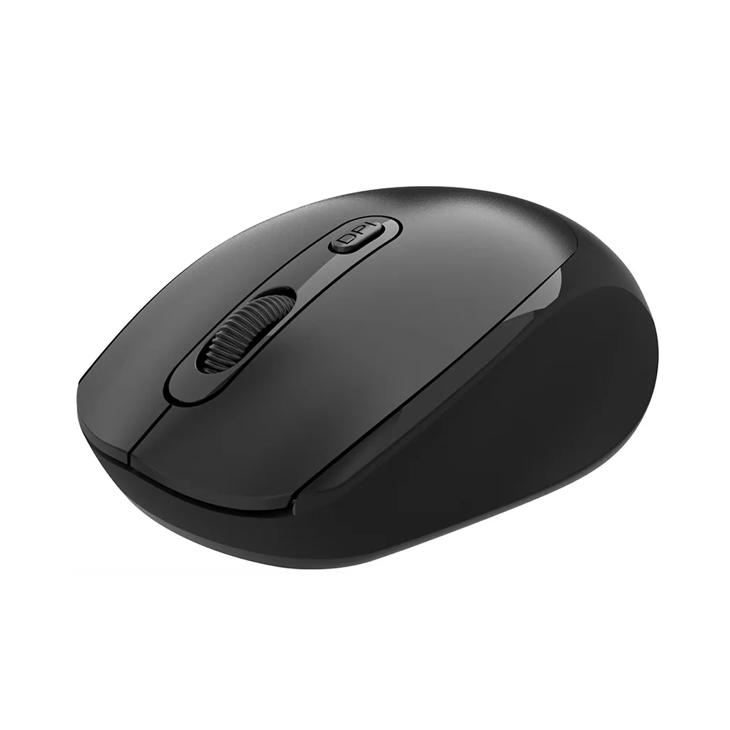Porodo Dual Mode Wireless Mouse – Black - Image 2