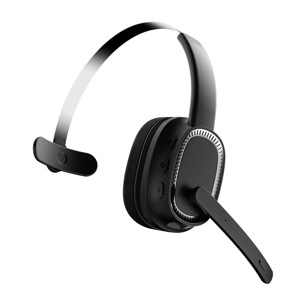 Porodo ENC Wireless Work Headphone - Black - Image 3