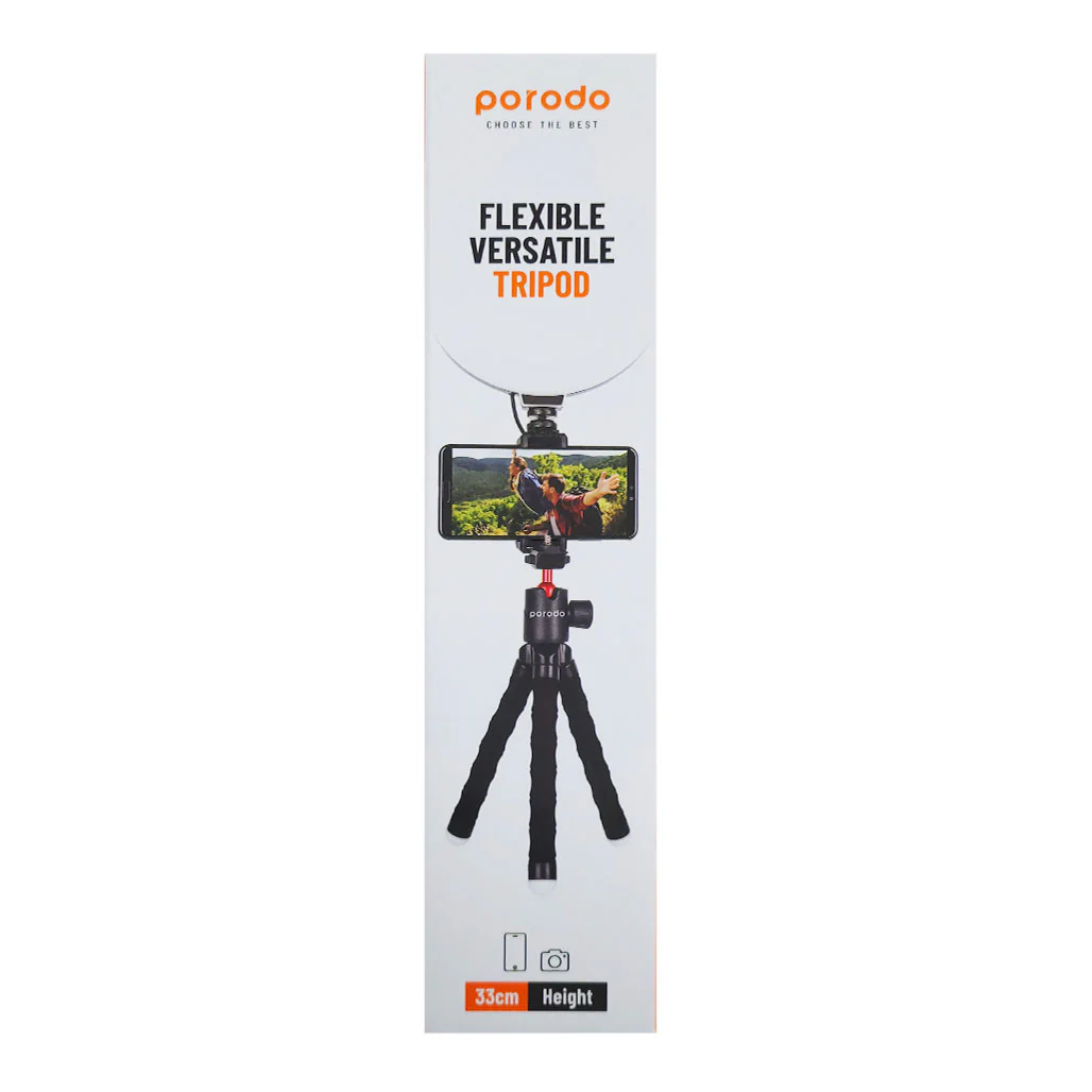 Porodo Flexible Versatile Tripod | PD-TRPH-BK - Image 5