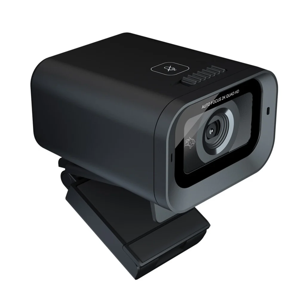 Porodo Gaming 2K 30fps Auto Focus Webcam with in-built Mic and Tripod - Image 2