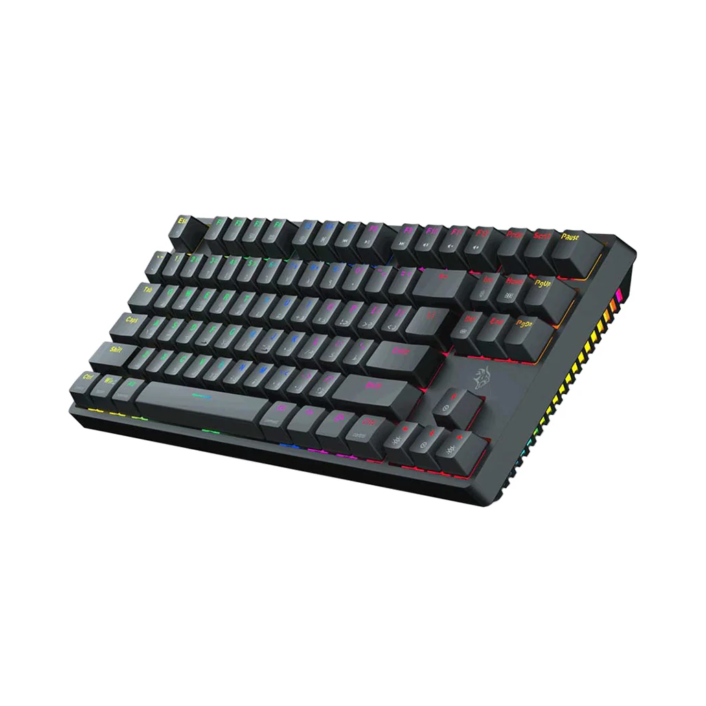 Porodo Gaming 3 in 1 TKL Wireless Mechanical Keyboard Gateron - Red Switch - Image 2