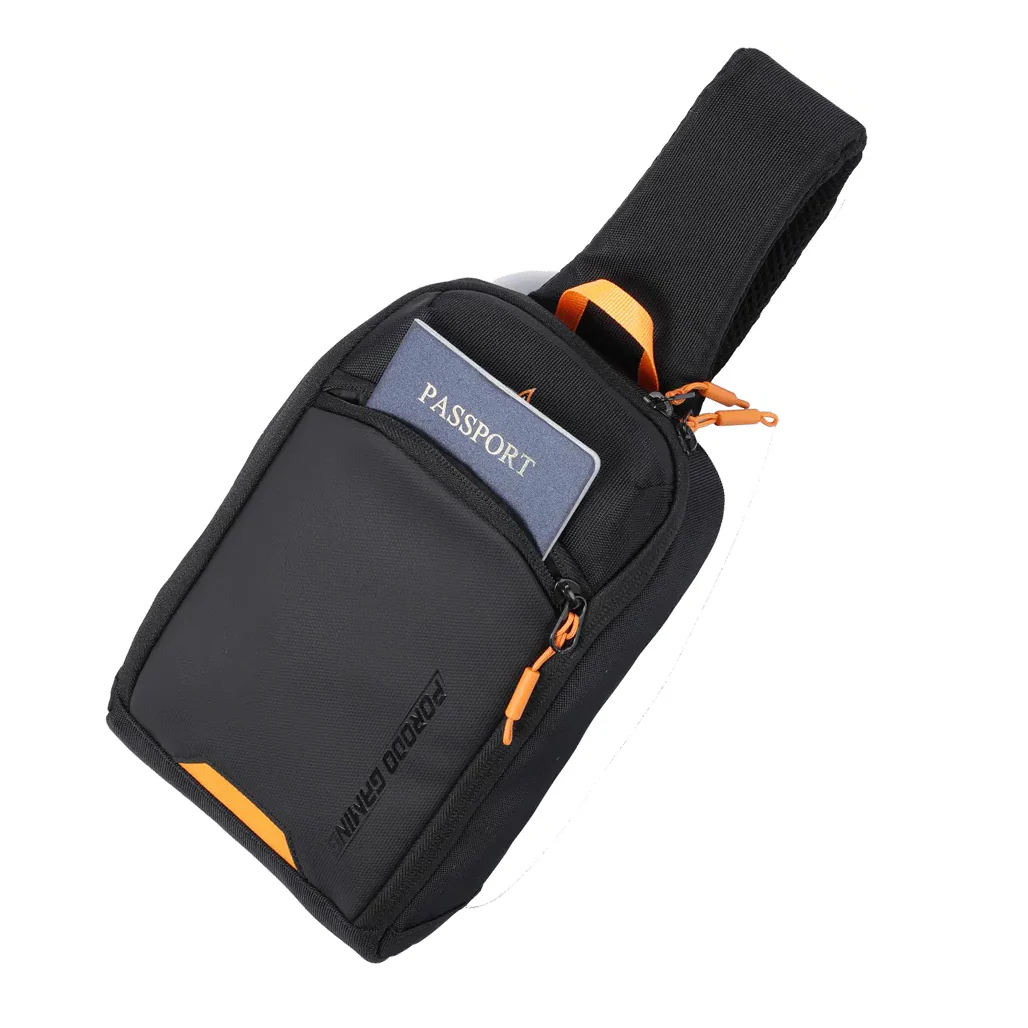 Porodo Gaming Crossbody Bag – Water-Resistant, PD 40W Fast Charging, Secure Storage – Black - Image 2