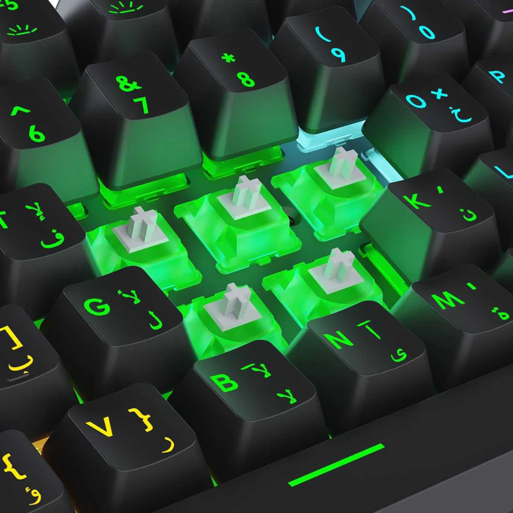 Porodo Gaming Full-size Wired Mechanical Gaming Keyboard - Image 3