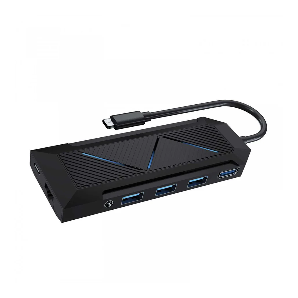 Porodo Gaming PDX520 9in1 USB-C Hub Gamers Edition - Image 2