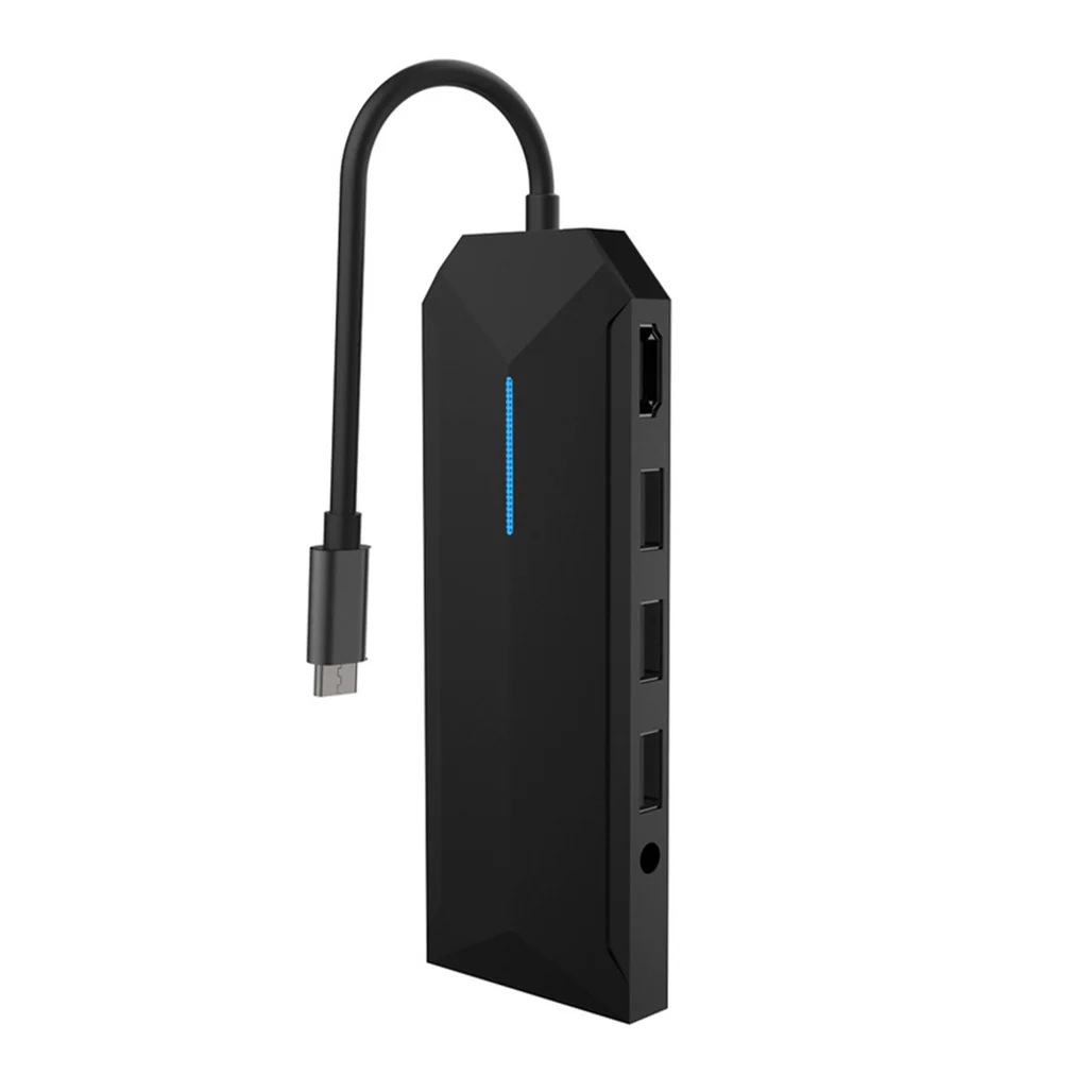 Porodo Gaming PDX526 9-in-1 USB-C Hub 4K Gamers Edition