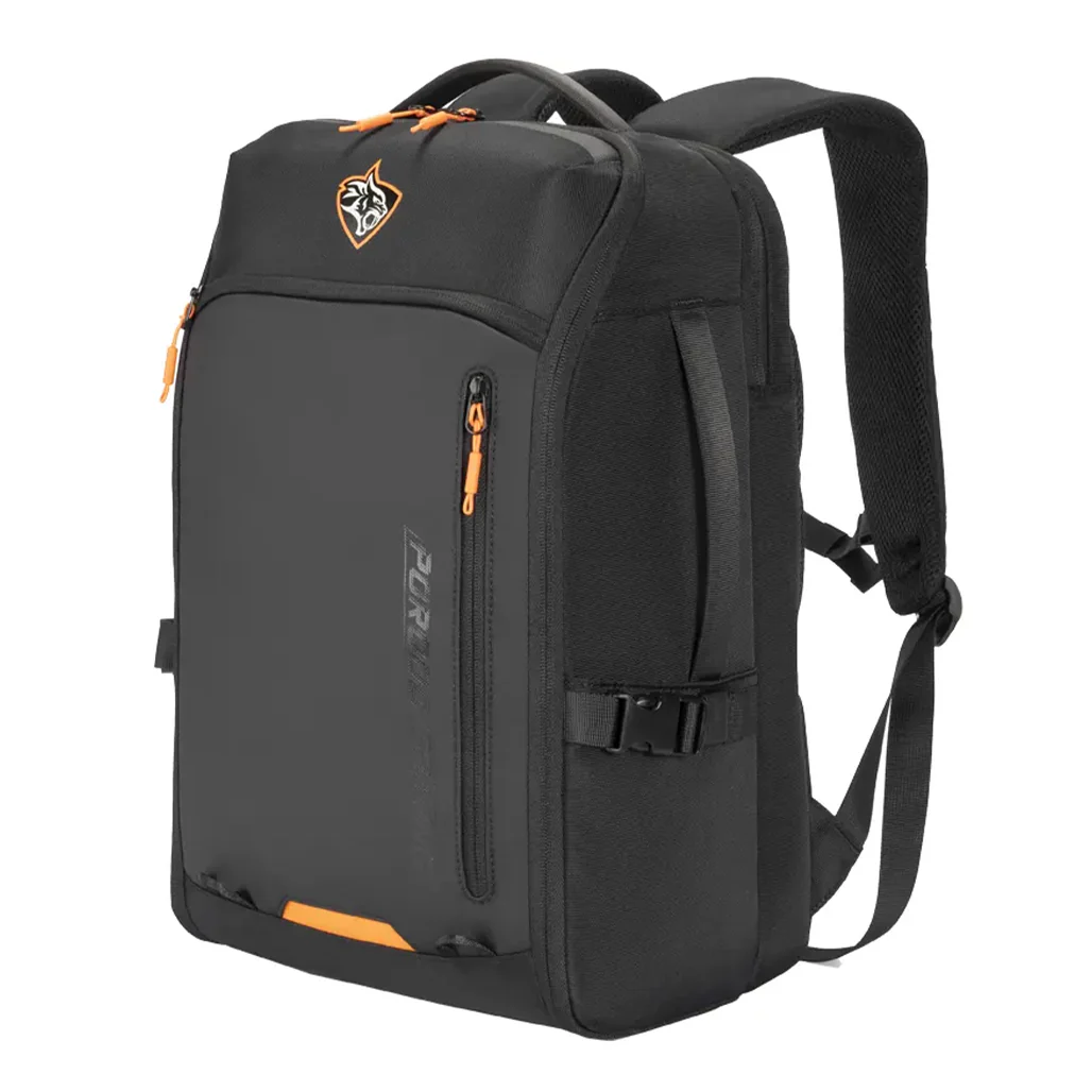 Porodo Gaming PS5 Storage & Laptop Backpack – Water-Resistant Travel Bag with Type-C PD 40W Charging Port