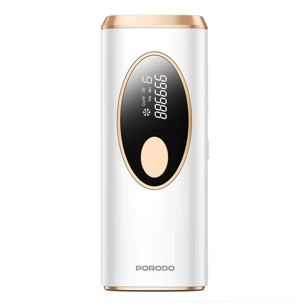 Porodo IPL Hair Removal Device – Advanced At-Home Skincare & Hair Reduction Solution, White