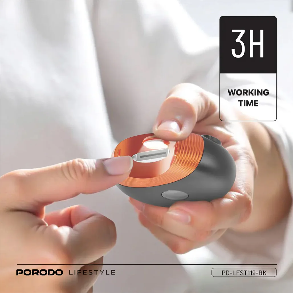 Porodo Lifestyle All-In-One Nail Trimmer Set – Black - Image 6