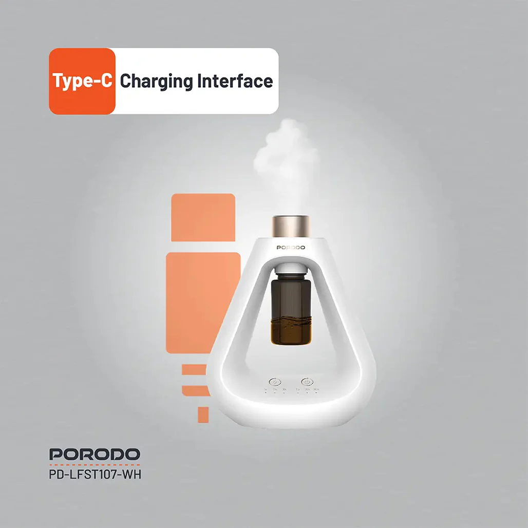 Porodo Lifestyle Aroma Sphere Waterless Diffuser – Long-Lasting Aromatherapy for Any Space - Image 12