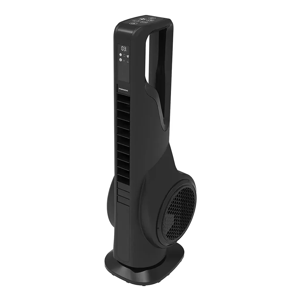 Porodo Lifestyle Coolbreeze 70W Smart Tower Fan with Aromatherapy & Air Purification - Image 2