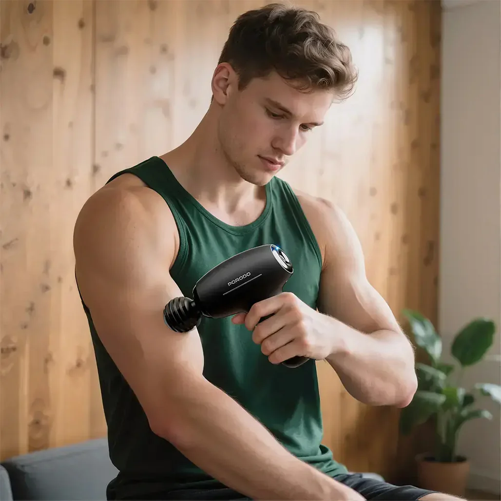 Porodo Lifestyle Cordless Mini Massage Gun - Image 5
