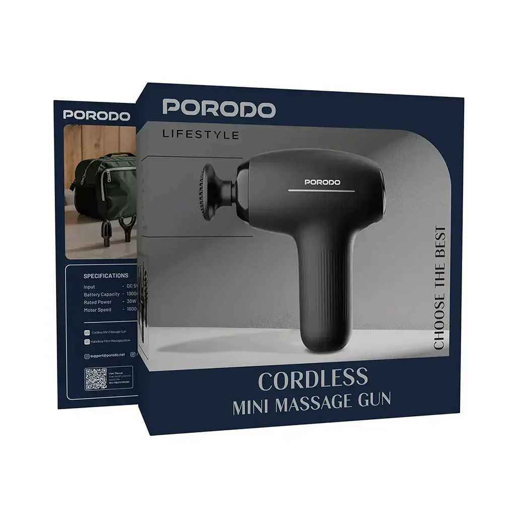 Porodo Lifestyle Cordless Mini Massage Gun - Image 8