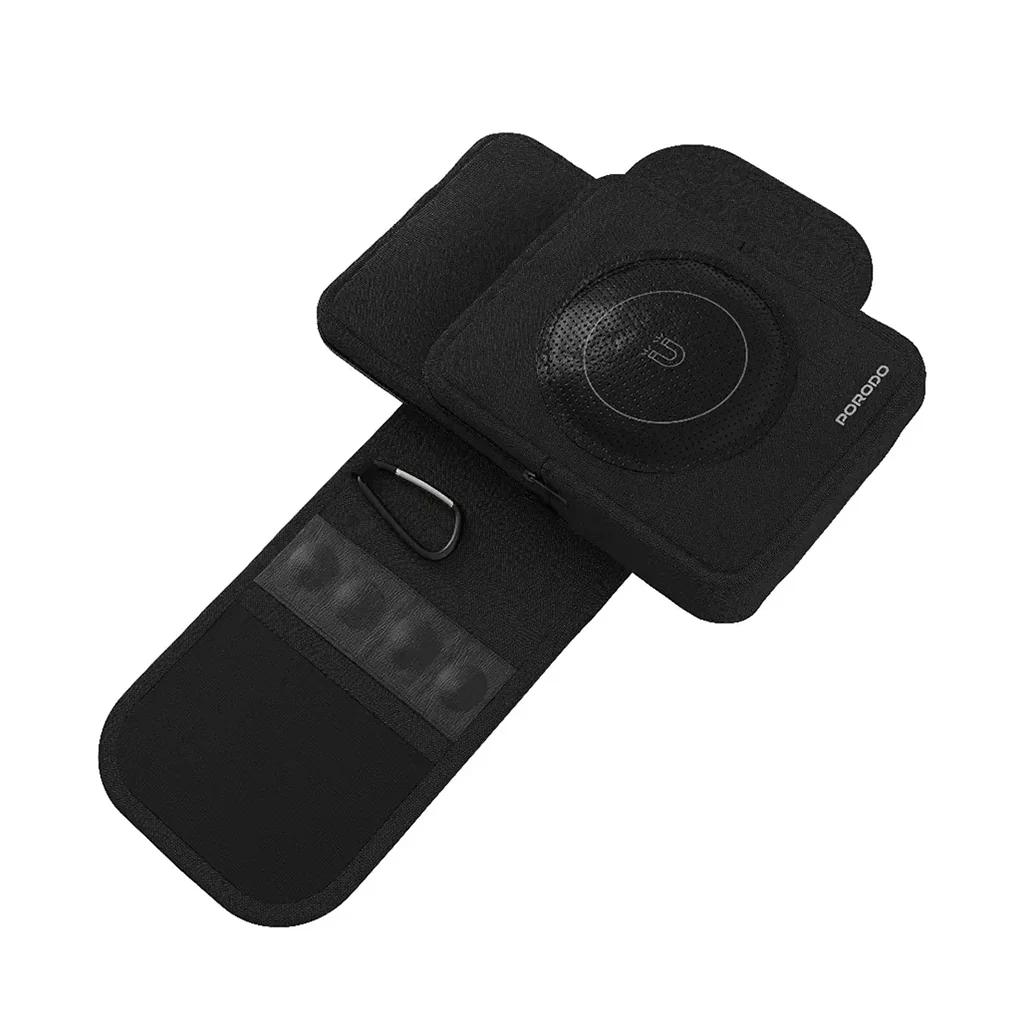 Porodo Lifestyle Magnetic Water Bottle Sleeve - Black - Image 2