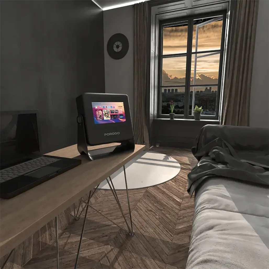 Porodo LifeStyle Optivis Smart HD Projector - Black - Image 4
