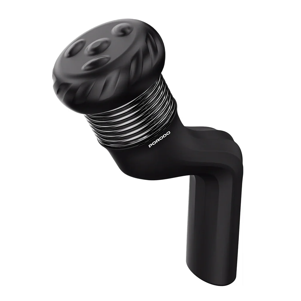 Porodo Lifestyle Portable Handheld Multi-Speed Rotating massager with 4 heads- Black