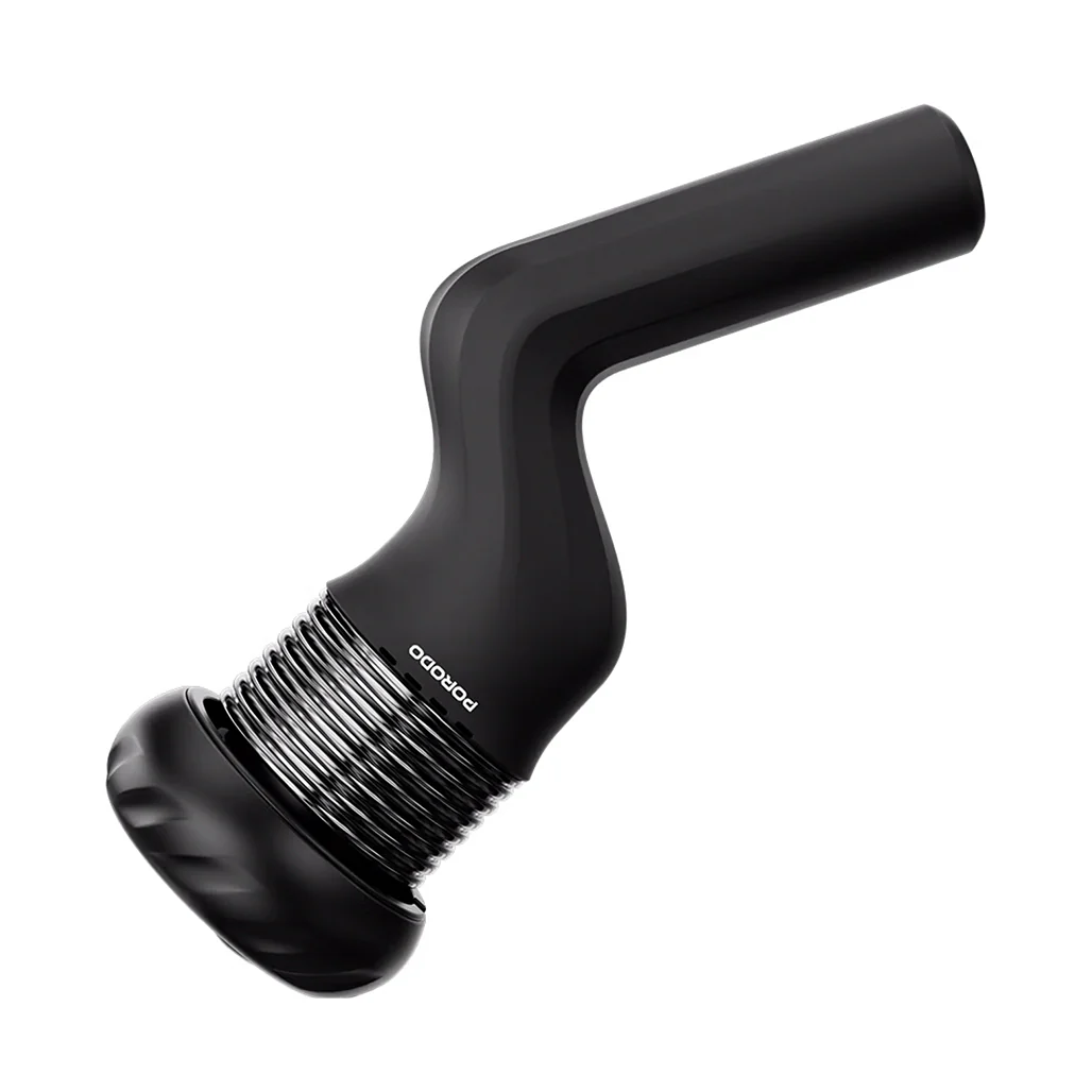 Porodo Lifestyle Portable Handheld Multi-Speed Rotating massager with 4 heads- Black - Image 2