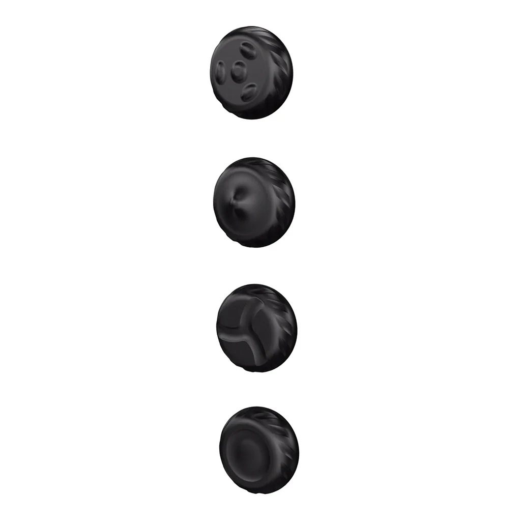 Porodo Lifestyle Portable Handheld Multi-Speed Rotating massager with 4 heads- Black - Image 3