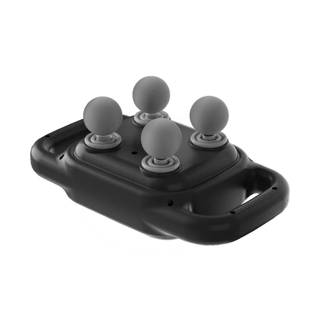 Porodo Lifestyle Quad Comfort Massager – Ultimate Full-Body Relaxation in Sleek Black - Image 2