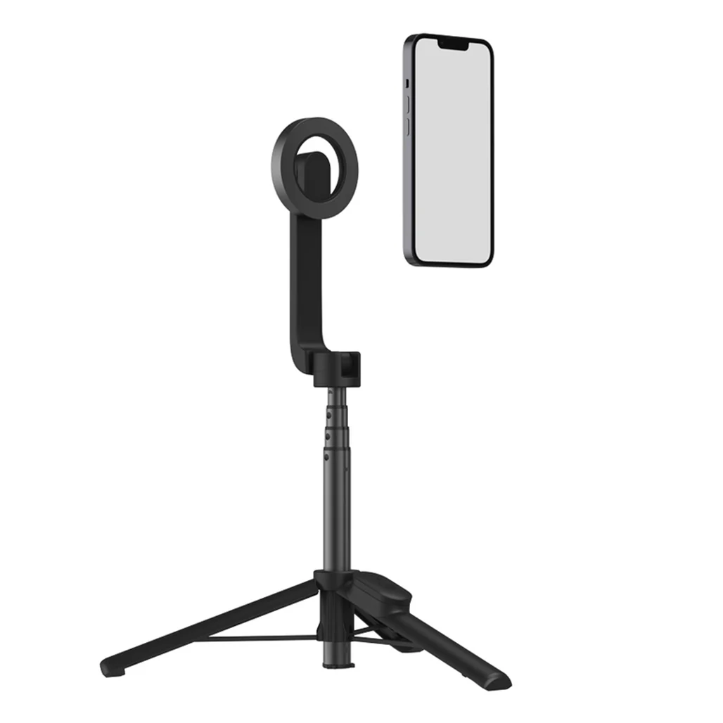 Porodo Magnetic Selfie Stick with 64.5cm Extendable Tripod, Wireless Remote Control, and 16 Strong Magnets – Black - Image 3