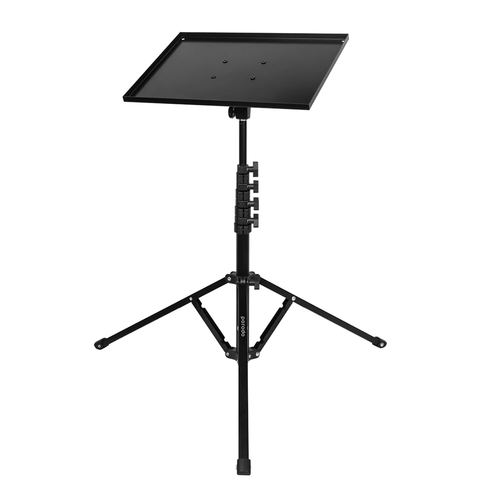 Porodo Multi-Function Stand for Projector & Laptop – Adjustable Height, Durable Aluminum Alloy