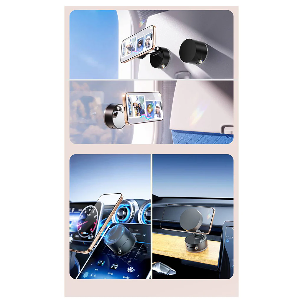 Porodo Multi-Surface MagSafe Mount – Adjustable Viewing, N52 Magnet, One-Hand Use, Grip-Lock & One-Touch Lock - Image 8