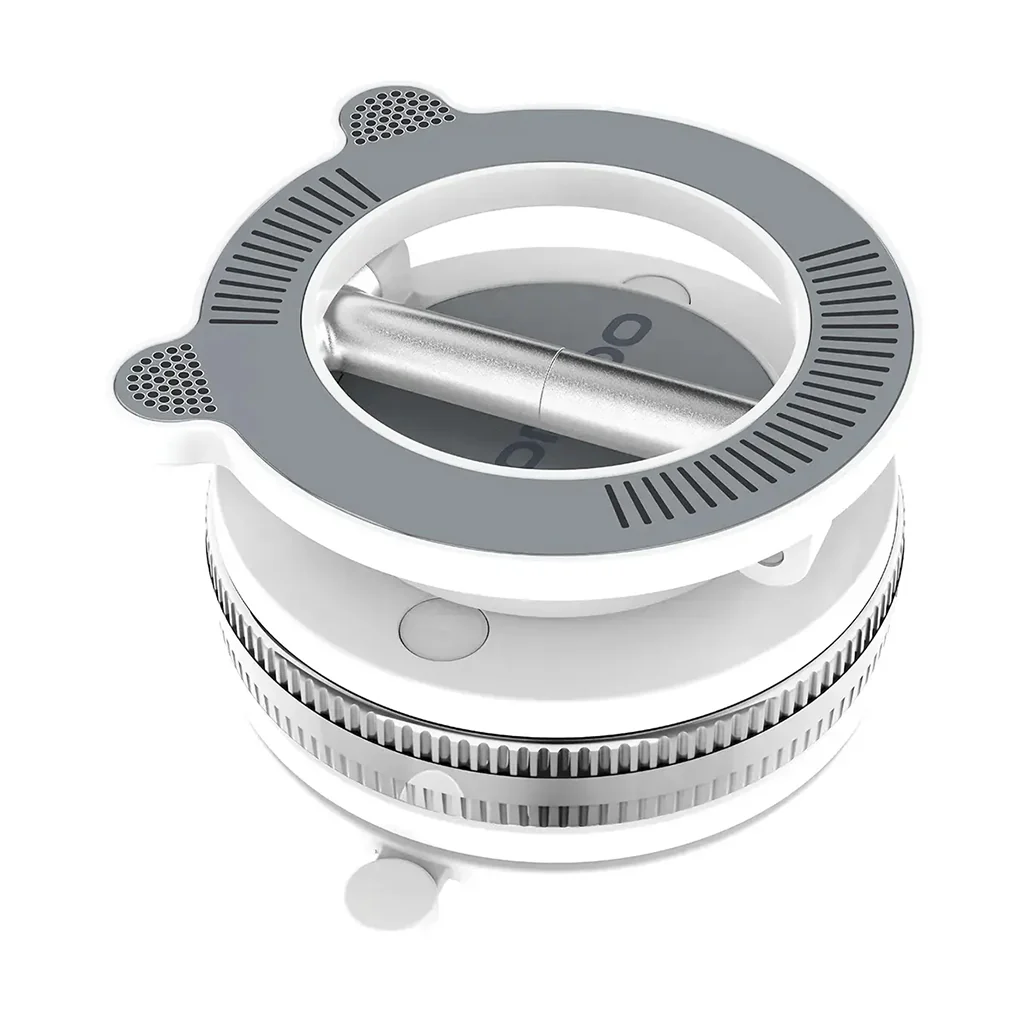 Porodo Multi-Surface Vacuum Suction Mount 360° Rotating Base - White - Image 2