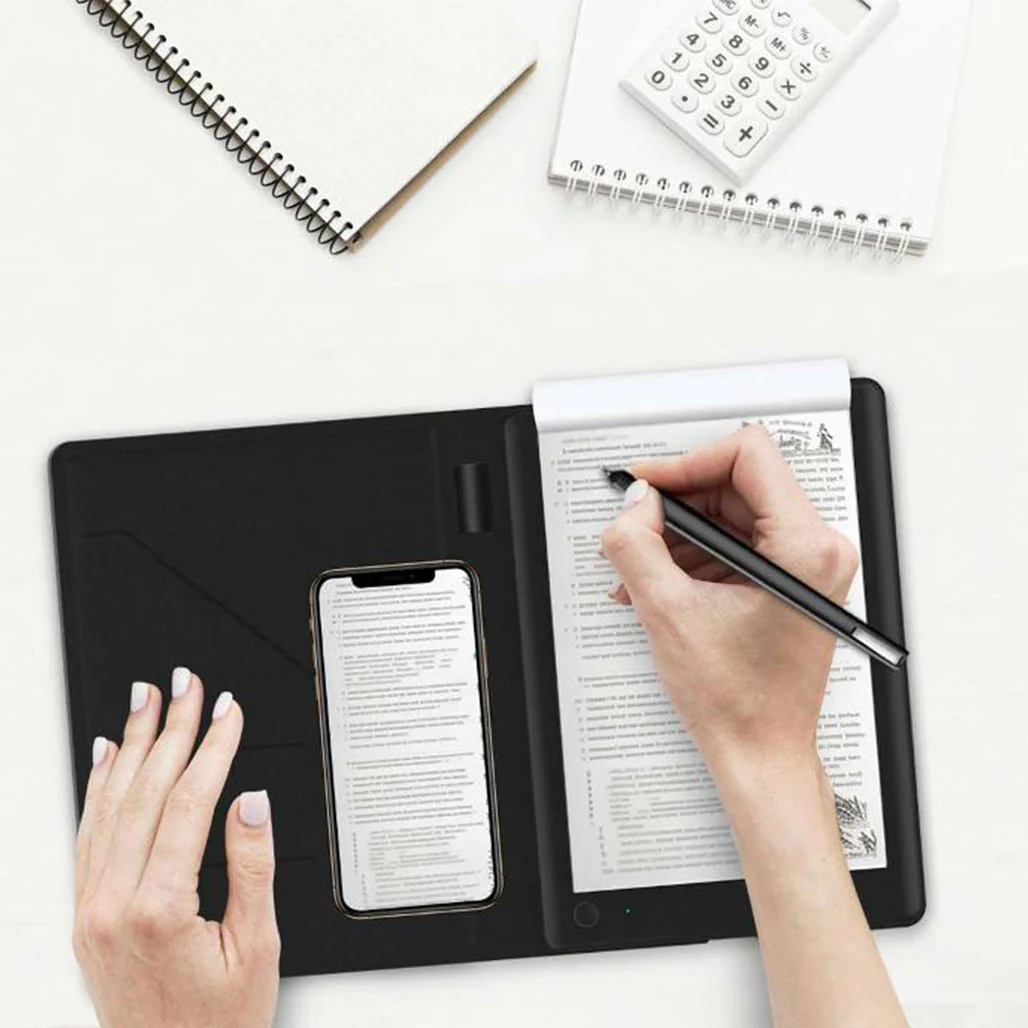 Porodo PD-SWNB-BK Smart Writing Notebook with Pen - Gray - Image 4
