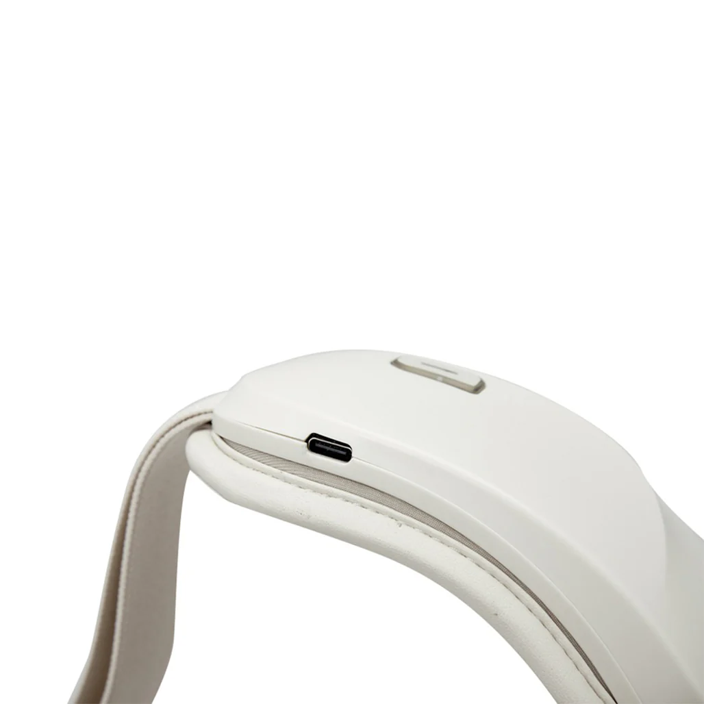 Porodo Rechargeable Eye Massager With Heat & Bluetooth Music | PD-IMS5MD-WH - Image 5