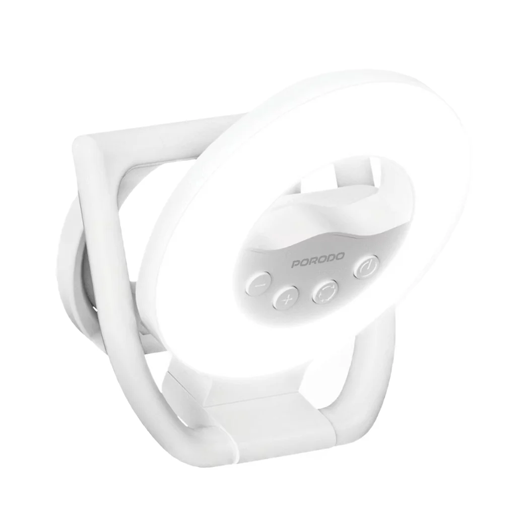 Porodo Snapbright Magnetic LED Fill Light with Adjustable Phone Mount - Image 2