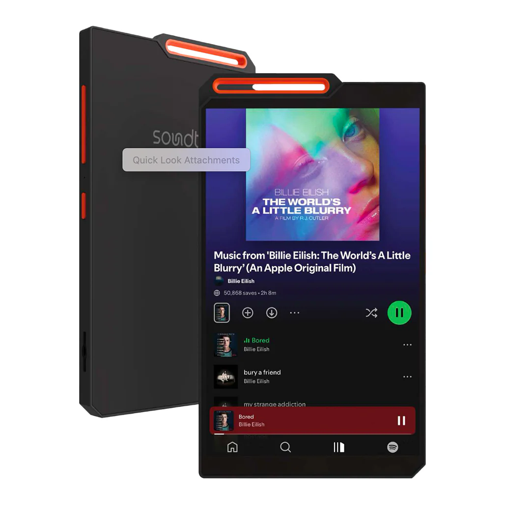 Porodo Soundtec Android Music Player – Full-Touch Screen