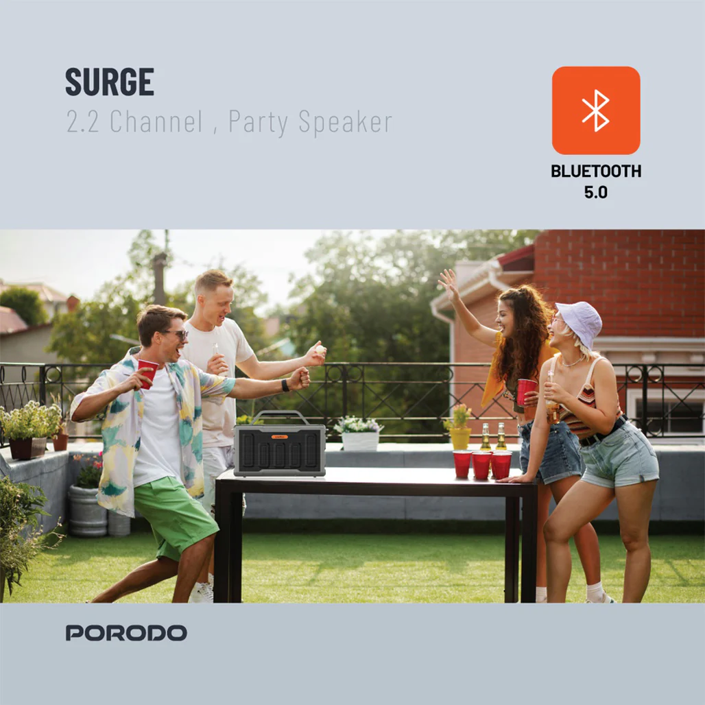 Porodo Soundtec Surge - 2.2 Channel Party Speaker - Image 10