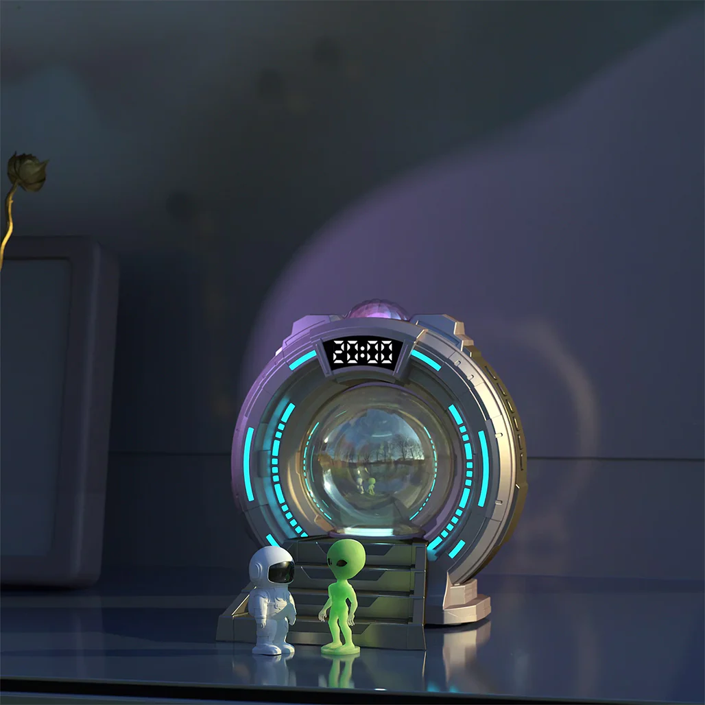 Porodo Stargate Lamp with Alien Projection - Bluetooth Speaker - Image 5