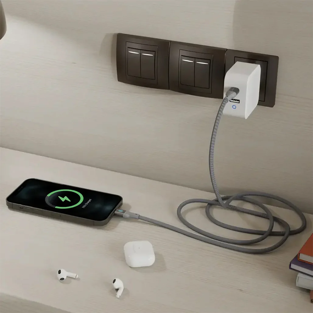Porodo USB-C to USB-C Charging & Data Cable PD 240W - Image 4