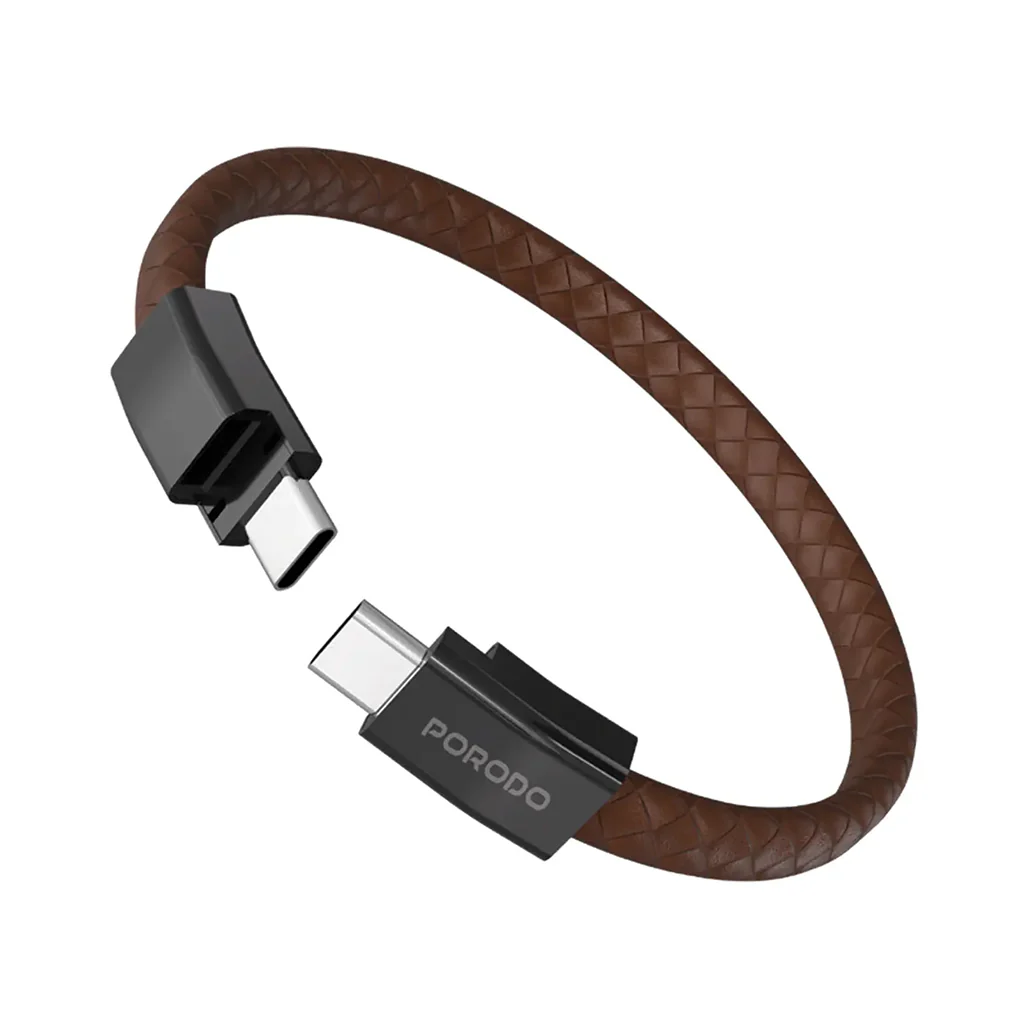 Porodo USB-C to USB-C Wristband Cable Magnetic Steel Clasp - Image 4