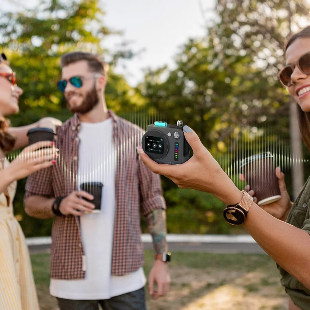 Porodo Vibego Mini RGB Bluetooth Speaker - Image 3
