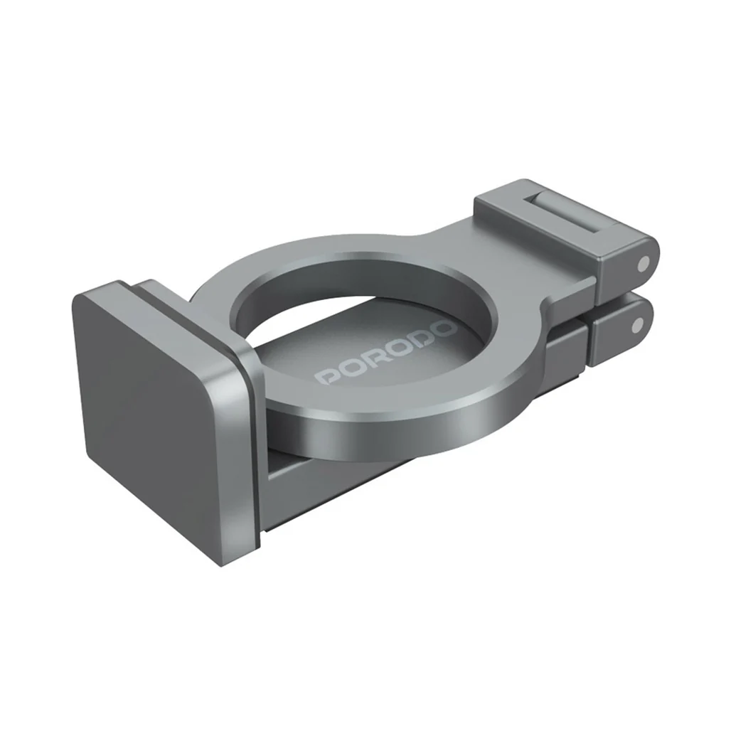 Porodo Zinc Alloy MagSafe Phone Mount - 360° Adjustable, Strong Magnetic Force - Black - Image 4
