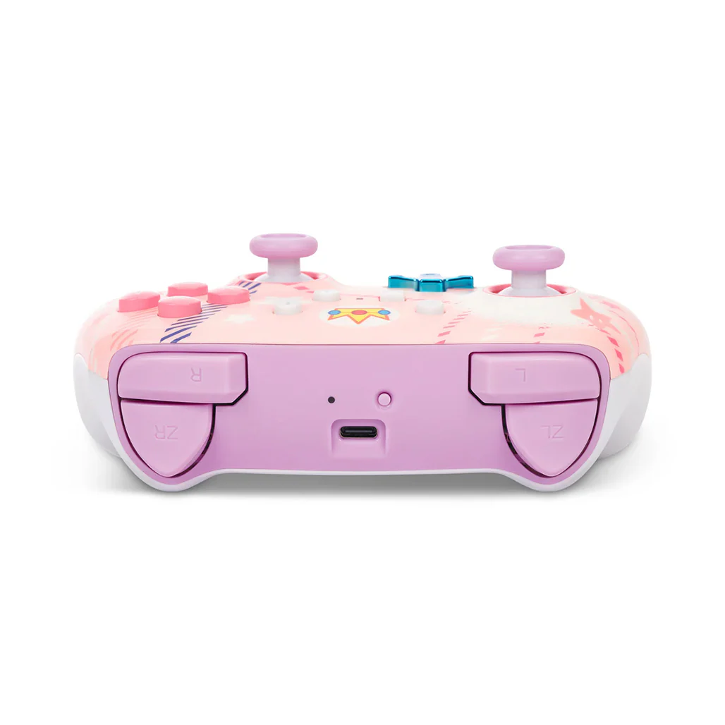 PowerA Princess Peach Plaid Enhanced Wireless Controller for Nintendo Switch - Image 5