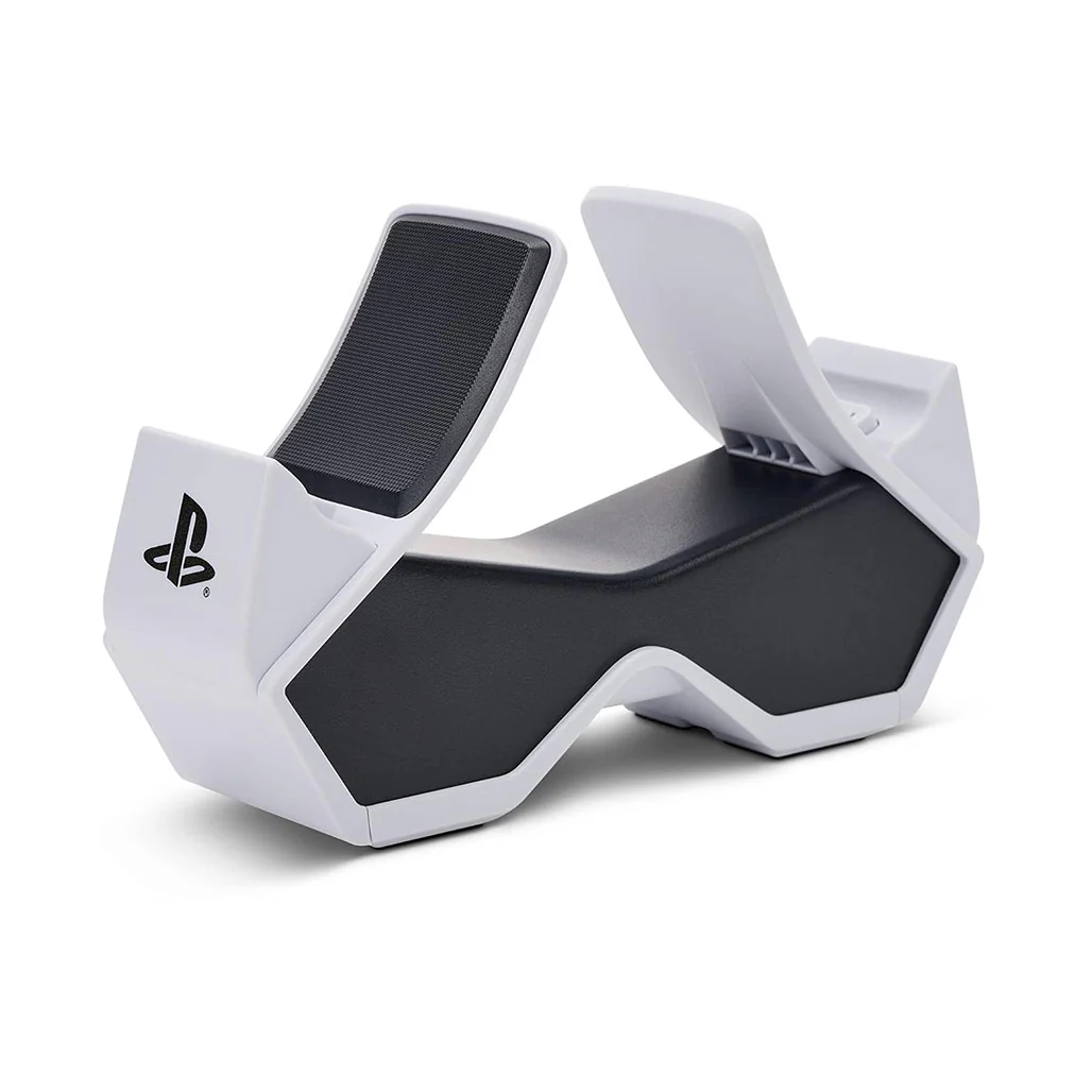 PowerA Twin Charging Station for DualSense Wireless Controllers – Officially Licensed for PS5, AC Powered, LED Indicator